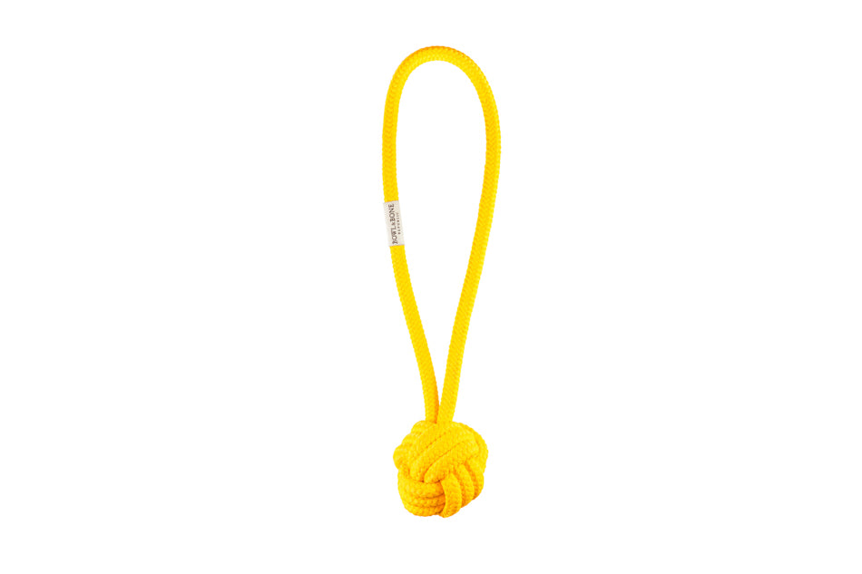 Jouet Chien en Ficelle Jaune