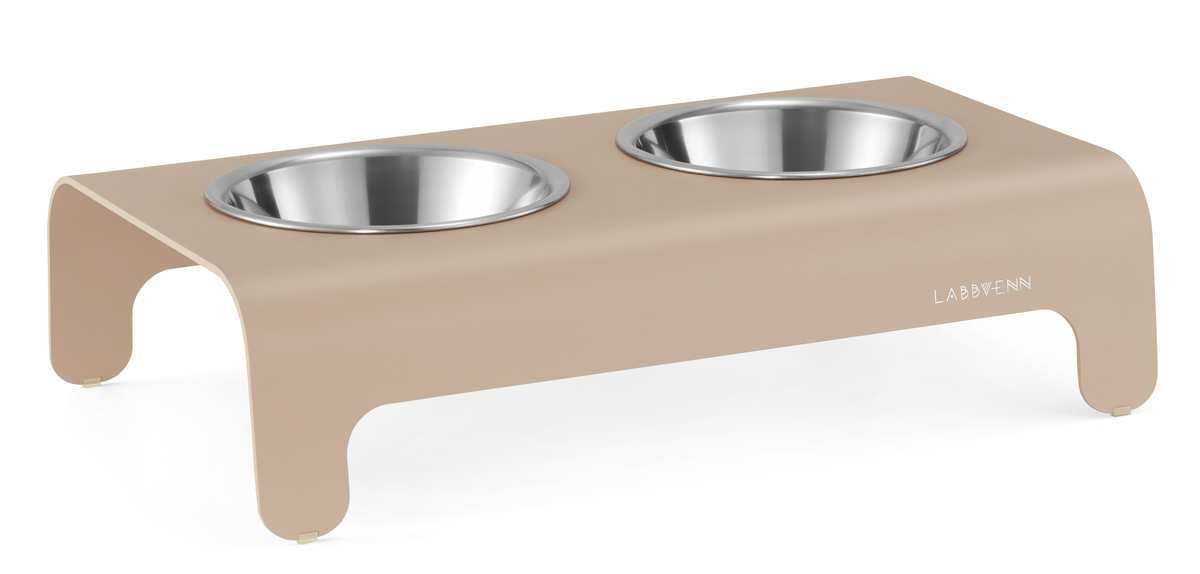 Futterbehälterhalter für Dackel 
