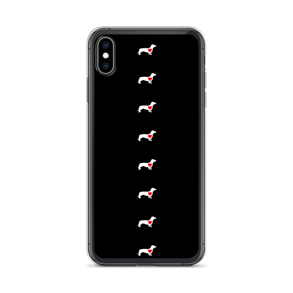 Coque Telephone Noir Teckel