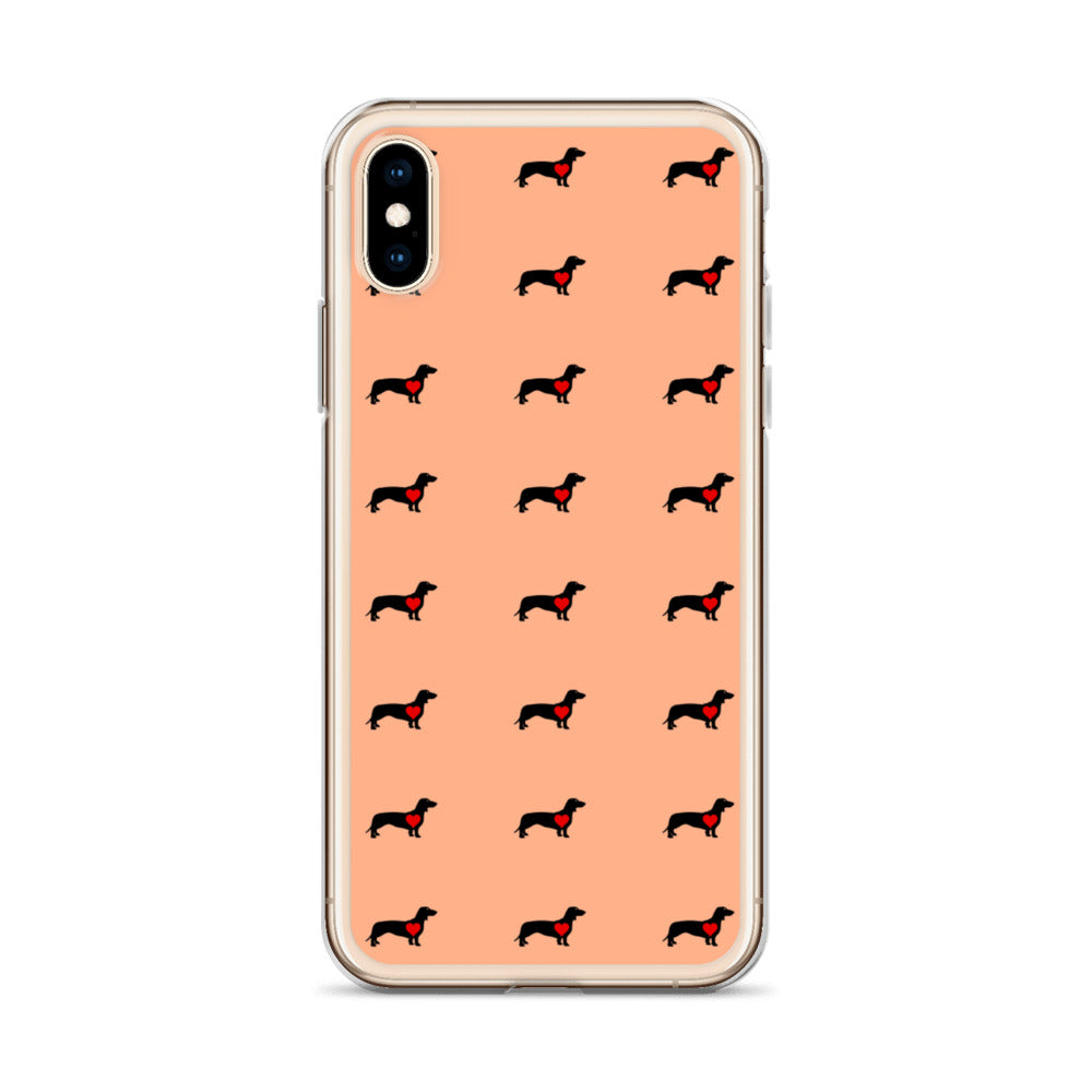 Coque Téléphone pour Iphone Motif Teckel