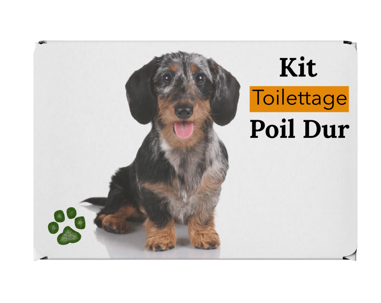 Pflegeset für Dackel mit rauem Fell