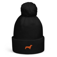 Miniaturbild für Mütze mit Bommel Dackel