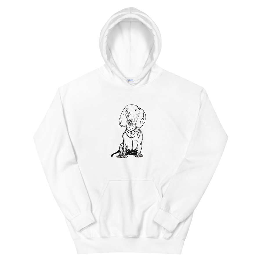 Sweat Teckel Blanc