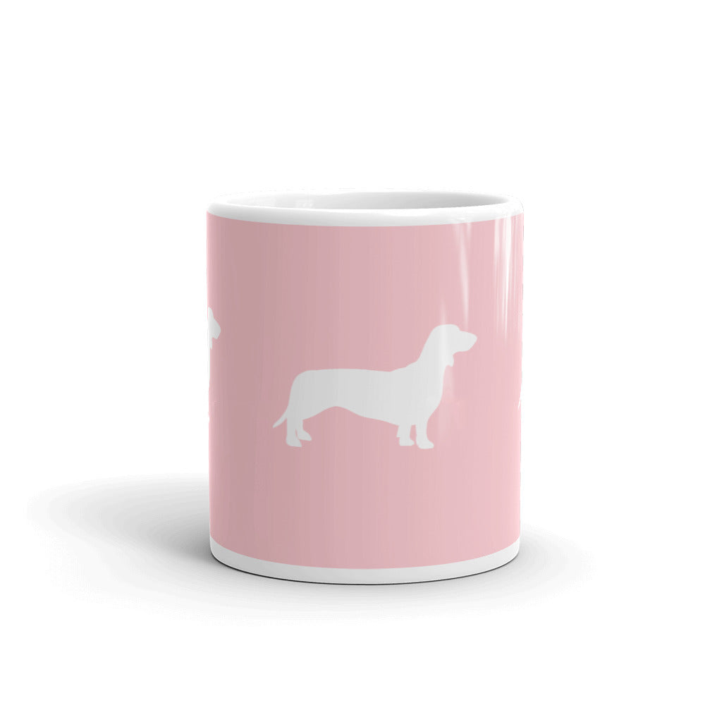 Mug Couleur Chien Rose