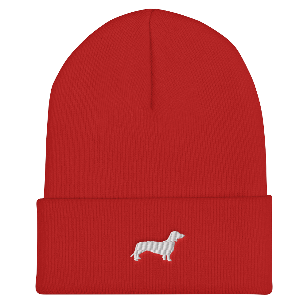 Mütze mit Dackelmotiv 