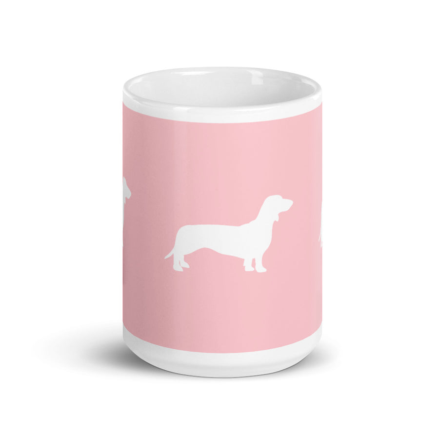Tasse Couleur Chien Rose
