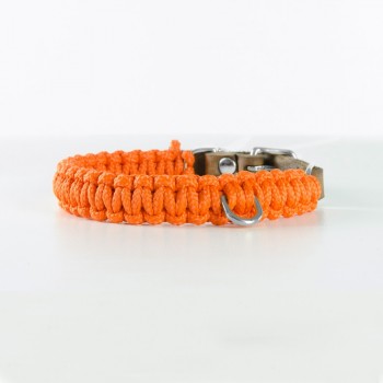 Collier Chien Cuir et Corde