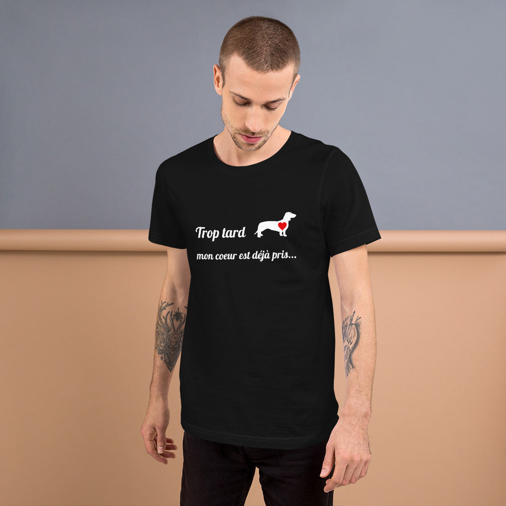 T-shirt Motif Teckel Homme