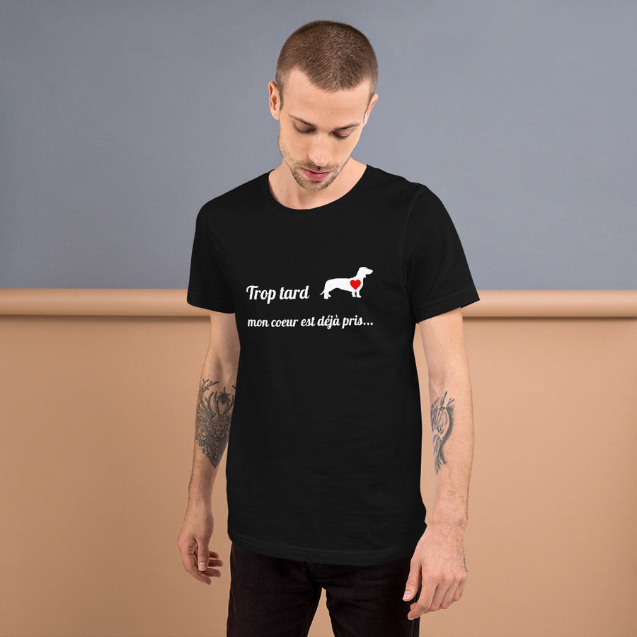 T-shirt Motif Teckel Homme