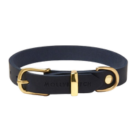 Miniaturansicht für Luxuriöse blaue Lederhalsband für Hunde