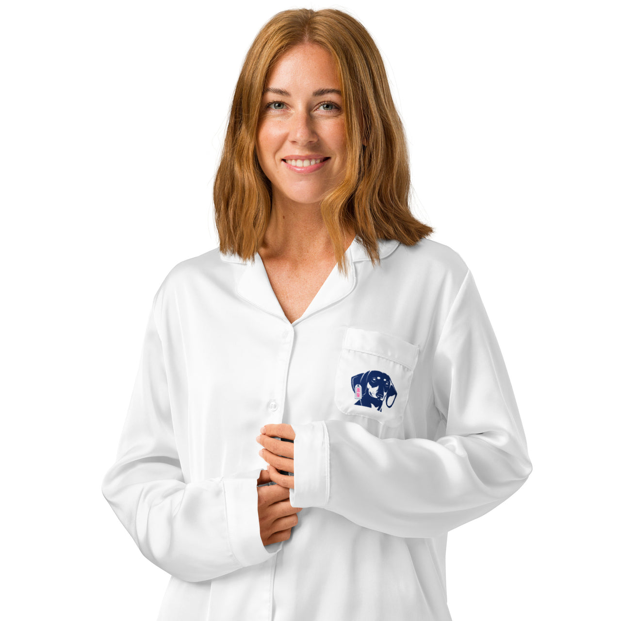 Pyjama für Mädchen mit Dackelmotiv