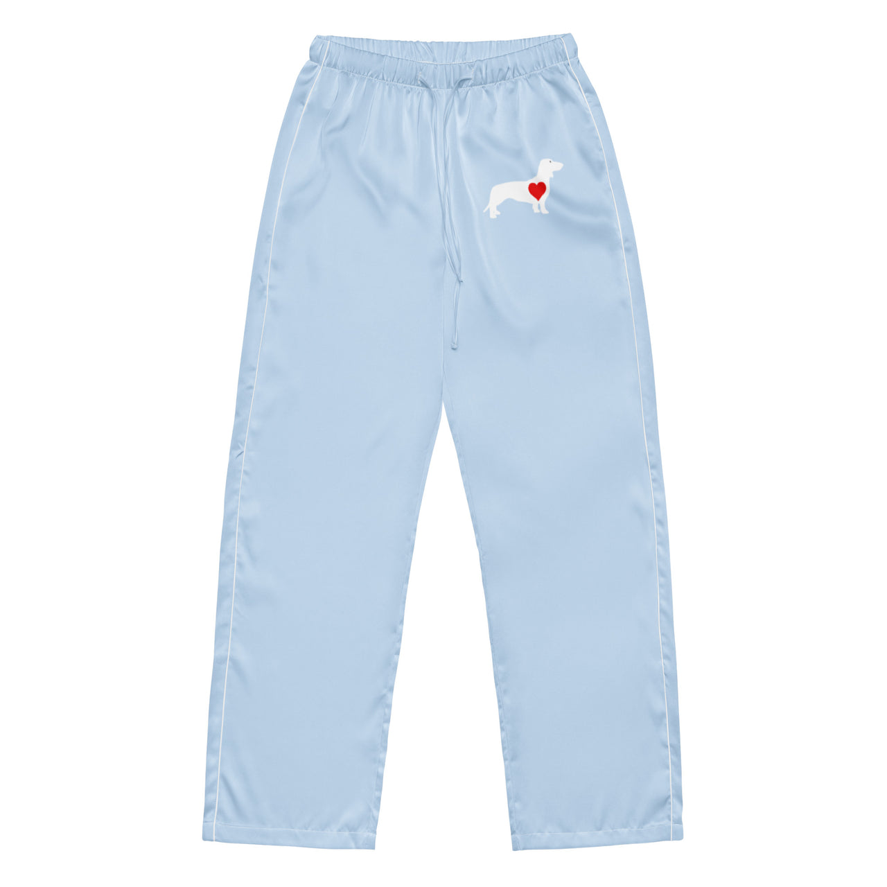 Blauer Pyjama für Mädchen mit Dackelmotiv