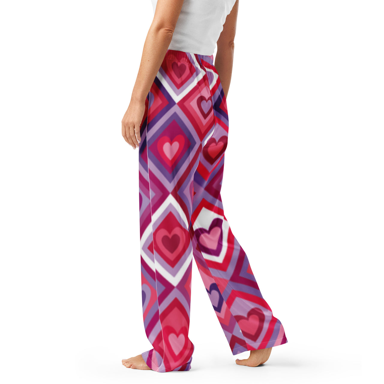 bequeme Pyjamahose mit Hundewurstmotiv