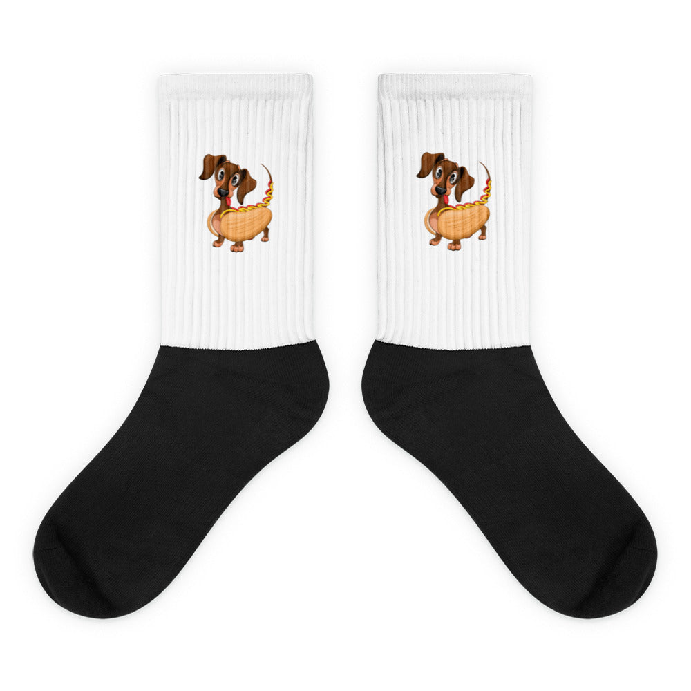 Hot Dog Teckel Socken