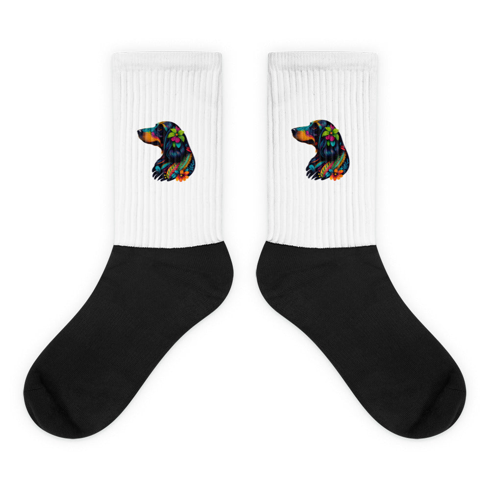 Socken Teckel für Mädchen