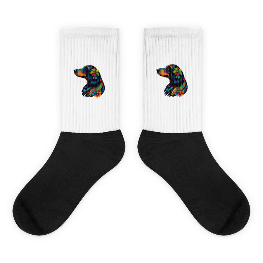 Socken Teckel für Mädchen
