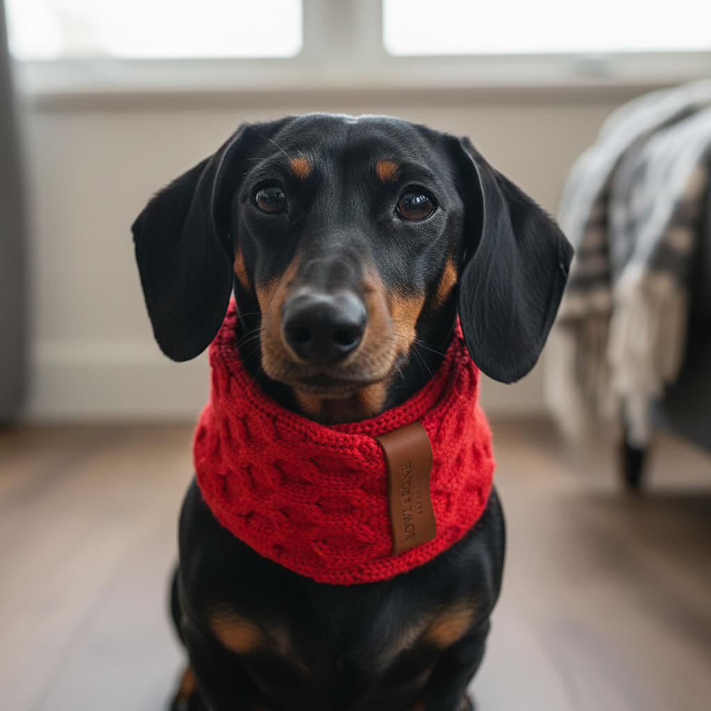 Schal für Dackel