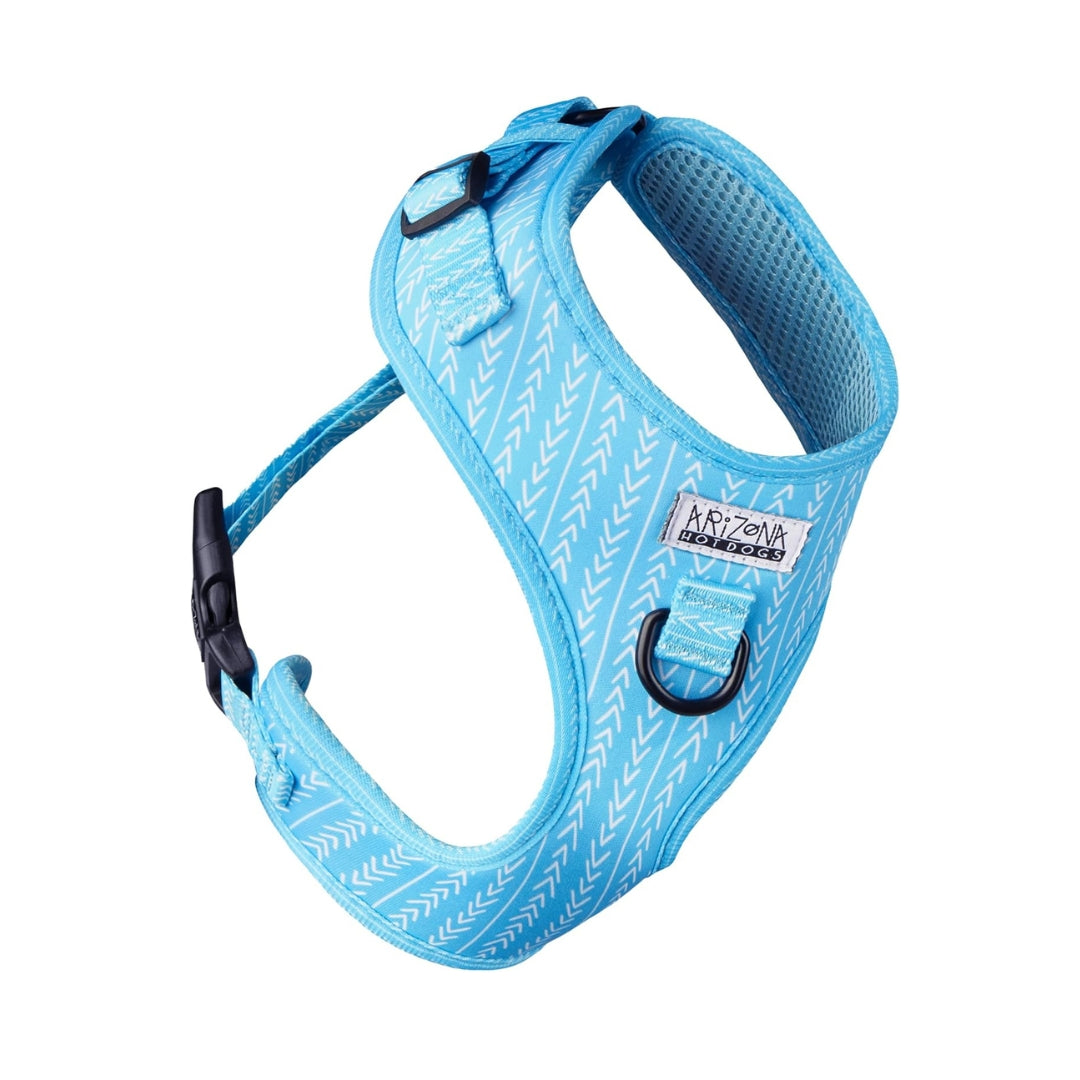 Sellerie Teckel <br> Harnais Bubble Gum Bleu