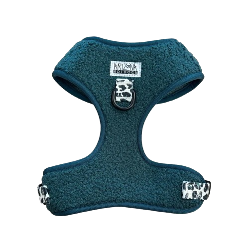 Sellerie Teckel <br> Harnais Teddy Vert Sapin