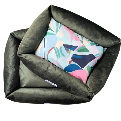 Korb für Dackel, abnehmbarer Bezug, waschbar