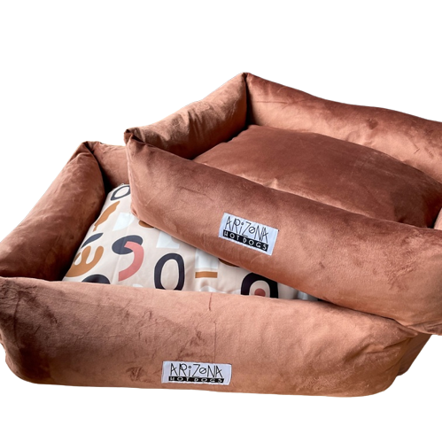 Korb Teckel mit abnehmbarem Bezug