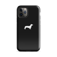 Miniaturansicht für iPhone-Hülle „Dackel schwarz“