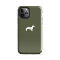 Miniaturbild für iPhone-Hülle „Dackel khaki“