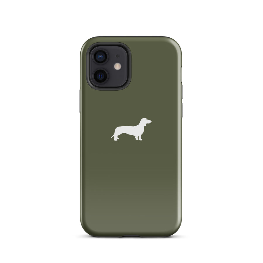 iPhone-Hülle Dackel khaki Design