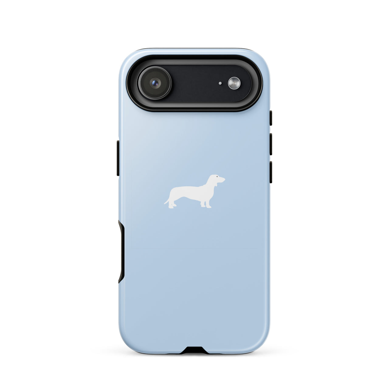 Chic blaue Dackel-Hülle für iPhone