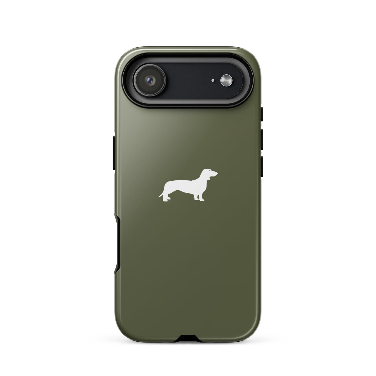 iPhone-Hülle Dackel khaki militärisch