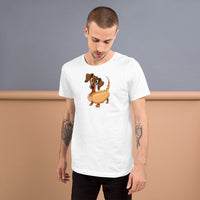 Miniaturansicht für Herren-T-Shirt „Hot Dog Dog“
