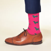 Miniaturbild für Socken mit Dackelmotiv