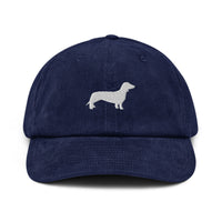 Miniaturansicht für Mütze Teckel aus blauem Samt