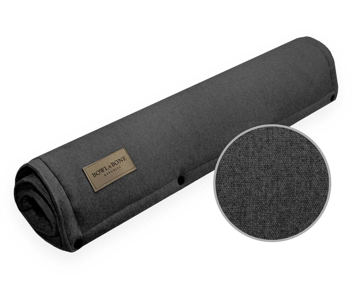 Graue Schlafmatte für Dackel