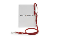 Miniaturansicht für Verstellbare Leine aus rotem Leder