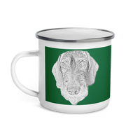 Miniaturbild für Emaillierte Tasse Hund