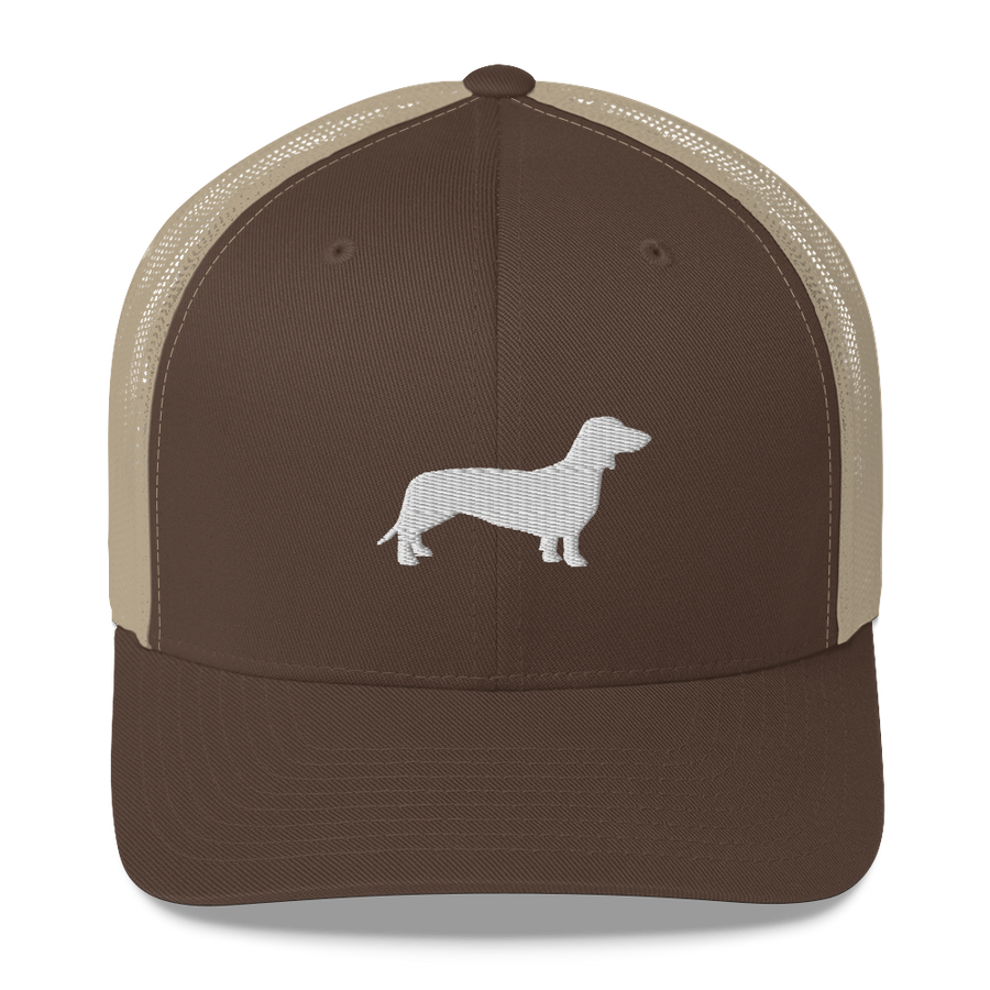 Trucker-Kappe Teckel Braun