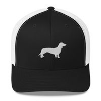Thumbnail für Trucker-Kappe Teckel Schwarz-Weiß