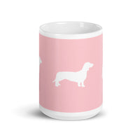 Miniaturansicht für Tasse Farbe Hund Rosa